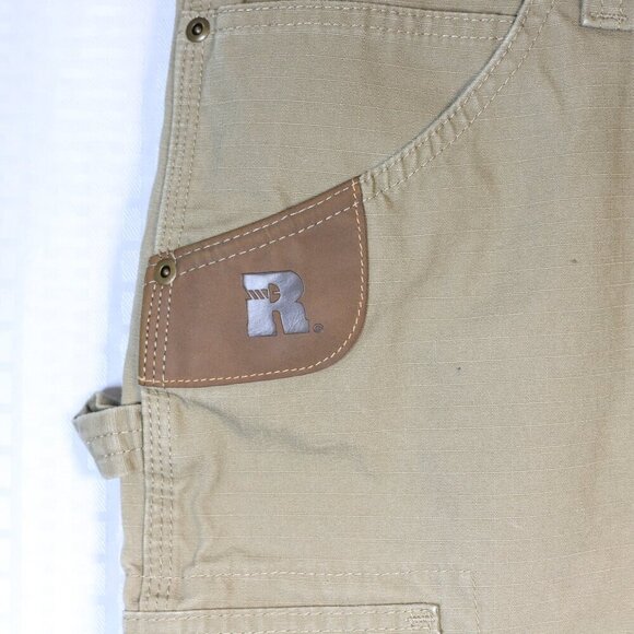 Wrangler Riggs Workwear Size 42 x 30 green cargo multi-pocket work/carpenter pan - Picture 4 of 15